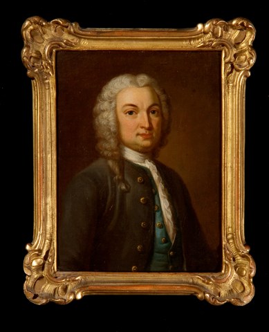 Porträt Albrecht von Hallers in jungen Jahren.