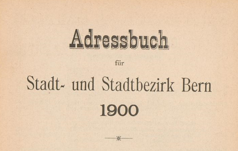 Adressbücher