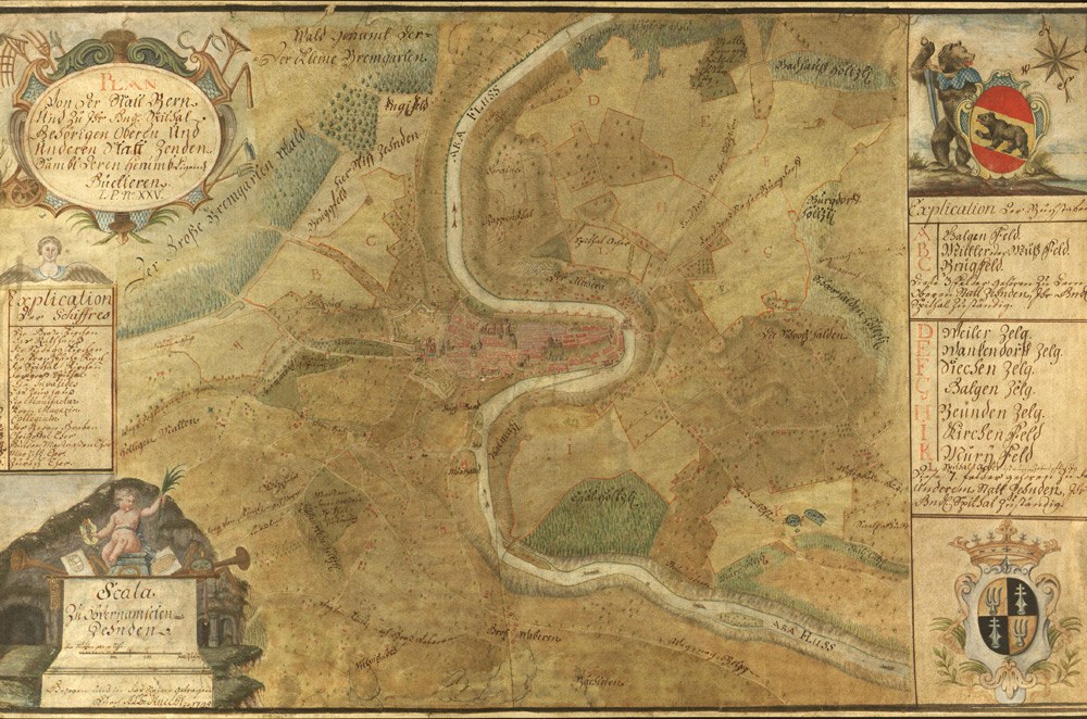 Stadtplan Bern, 1745