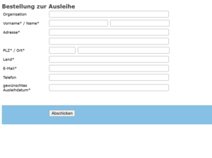 Screenshot Archivkatalog.