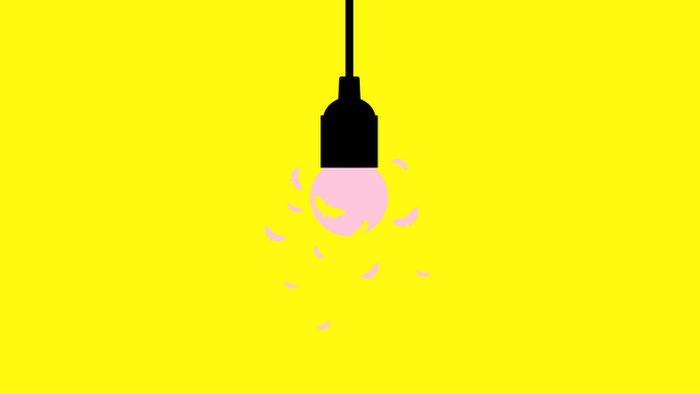 Grafik zeigt eine Lampe um welche Motten flattern.