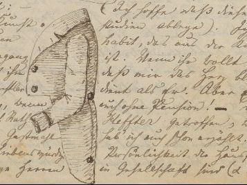 Bild zeigt einen Brief von (Wilhelm Aimé) Otto von Greyerz (1829–1882) an Gottlieb von Greyerz (1778-1855).