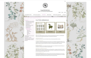 Screenshot der Webseite platter.herbar.ch