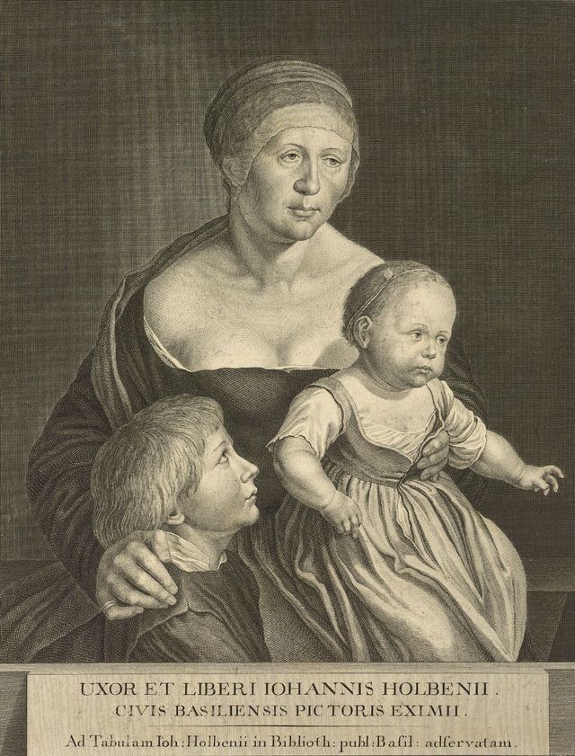 Portrait Mutter mit Kinder.