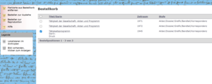 Screenshot Archivkatalog.