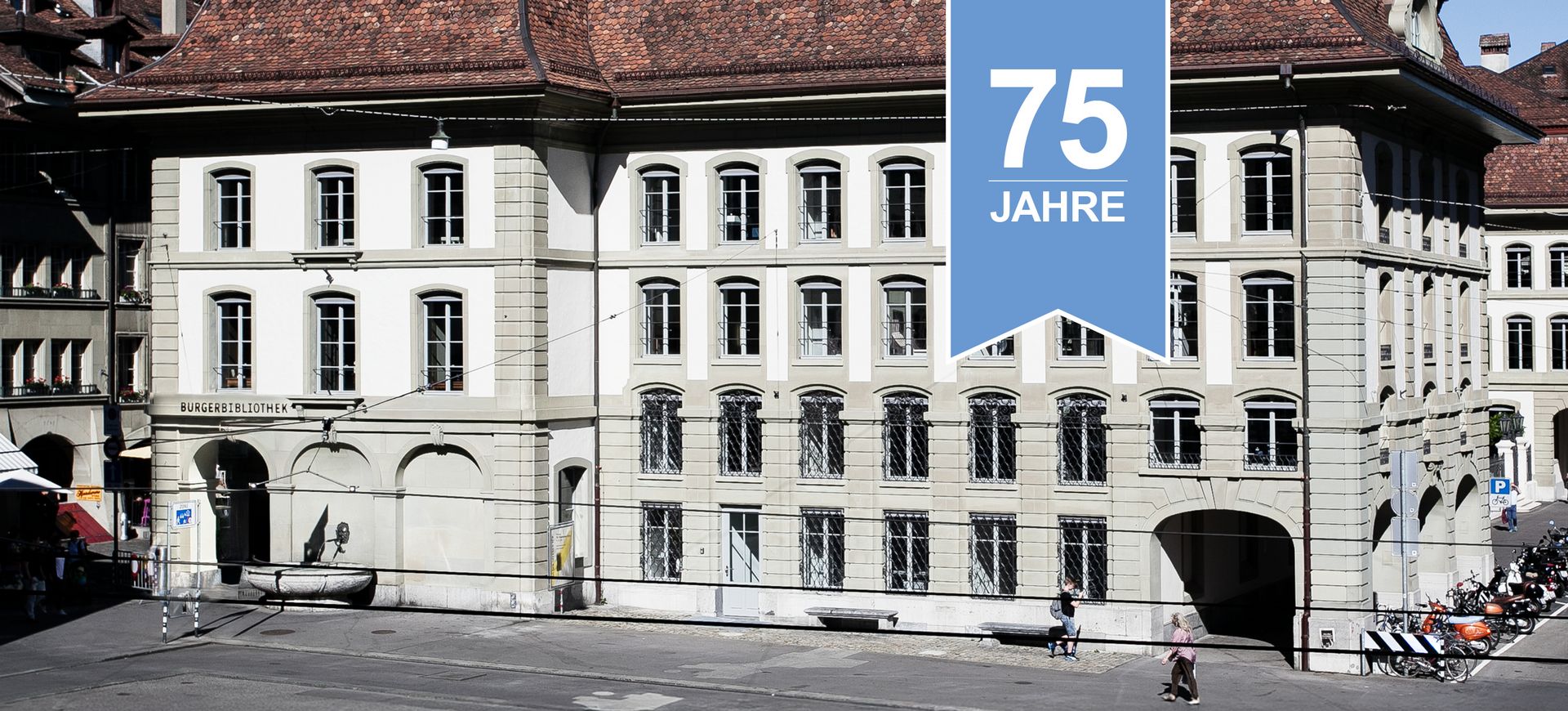 Aussenansicht der Burgerbibliothek Bern.