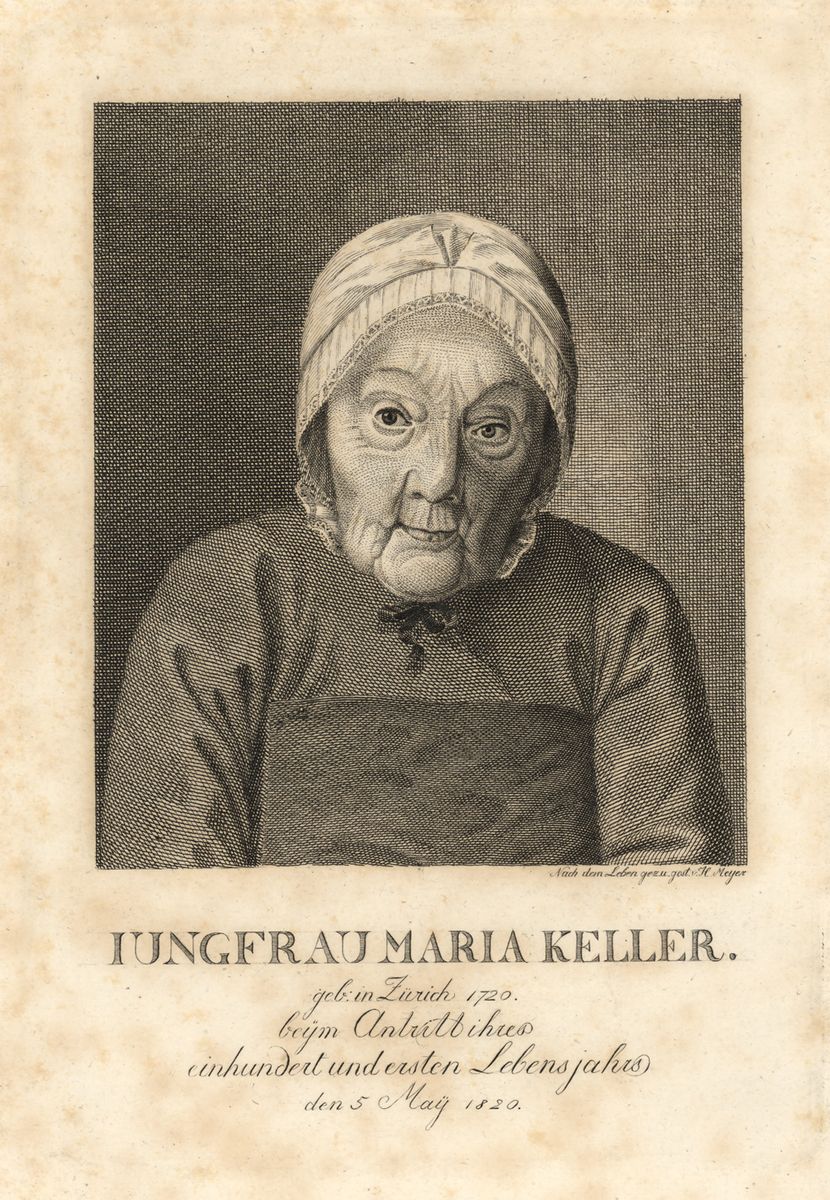 Portrait Jungfrau Maria Keller.